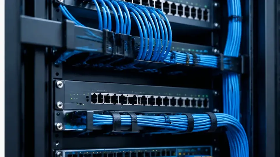 Switches y cableado estructurado de red empresarial